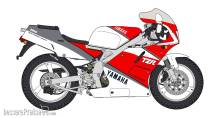 Hasegawa 621776 - 1/12 Yamaha Tzr250 (3Ma) 1990
