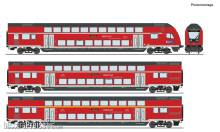 Roco 6220144 - 3-tlg. Set: Doppelstockwagen, DB AG