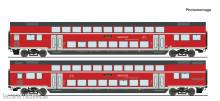 Roco 6220145 - 2-tlg. Set: Doppelstockwagen, DB AG