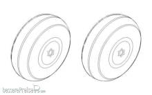 CMK 129-Q32168 - 1:32 Fiat G.50-II/G.50bis - Wheels