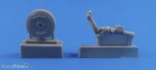 CMK 129-Q32244 - Tempest/Typhoon-Tail wheel w.strengthene in 1:32