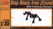 CMK 129-RA035 - Stop Block-Iron (Eisen) WW II Railway Diorama