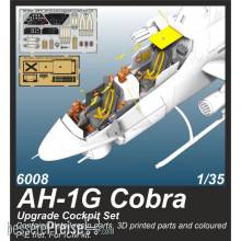 CMK 129-6008 - 1:35 AH-1G Cobra Upgrade Cockpit Set 1/35 / for ICM kits