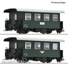 Roco 6240005 - 2-tlg. Set: Schmalspur-Personenwagen, ÖBB