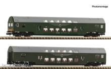 Fleischmann 6260041 - 2-tlg. Set 1: Doppelstockwagen, DR