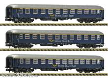 Fleischmann 6260078 - 3-tlg. Set 1: Schnellzugwagen, Suisse Train Bleu