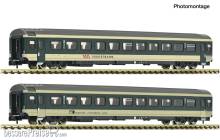 Fleischmann 6260095 - 2-tlg. Set 1: Reisezugwagen Voralpen-Express, SOB/BT