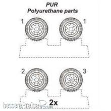 CMK 129-B72017 - Opel Blitz wheels