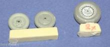 CMK 129-Q48015 - Me 262A/B Wheels für Tamiya-Bausatz