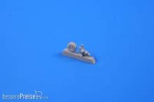 CMK 129-Q48114 - 1:48 Mosquito Tail wheel strut (incl. wheel)