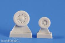 CMK 129-Q48221 - SAAB 37 Viggen Wheels in 1:48