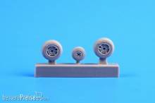 CMK 129-Q72228 - Fouga Magister Wheels in 1:72