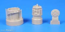 CMK 129-Q72250 - Mirage F.1-1/72 Cyrano IV Radar w.Uncove Uncovered Scanner Dish in 1:72