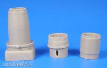 CMK 129-Q72252 - Mirage F.1-1/72 Afterburner Unit a.Engin Nozzle in 1:72