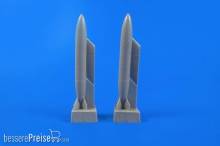 CMK 129-Q72262 - S.O.4050 Vautour-External Tanks f.Specia Hobby and Azur kits in 1:72