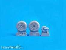 CMK 129-Q48274 - Junkers Ju 88A-4 and later/C-6/G- Late Mainwheels a.Tailwheel f.SpecialH./ICM/Dr in 1:48