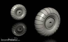 CMK 129-Q72284 - Fw 189A-1/-2-Mainwheels Set/f.ICM kit in 1:72