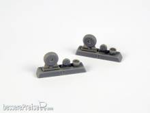 CMK 129-Q72295 - P-40 Wheels-Diamond Tread f.Special Hobb in 1:72