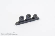 CMK 129-Q72307 - A-4A/B/C(early)Skyhawk Wheels(early with spoke type hubs) in 1:72