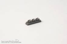 CMK 129-Q72335 - P-40E Exhausts for Special Hobby kit in 1:72