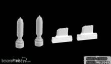 CMK 129-Q72359 - A-20 Havoc/Wing Racks and Bombs in 1:72
