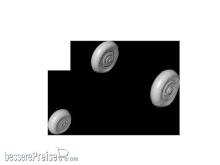 CMK 129-Q72362 - Heinkel He 162A Wheels in 1:72