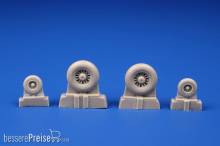 CMK 129-Q72378 - F-14D Tomcat Wheels in 1:72