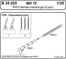 CMK 129-B35025 - MG 15 German Machine Gun