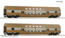 Roco 6280026 - 2-tlg. Set 2: Doppelstockwagen, DR