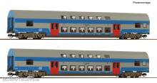 Roco 6280044 - 2-tlg. Set: Doppelstockwagen, CD
