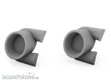 CMK 129-Q48373 - Reggiane Re 2000 Exhausts in 1:48