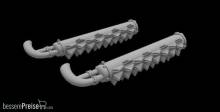 CMK 129-5Q48387 - Beaufighter Mk.21 - Hedgehog Flame Damper Exhausts / Aussie Type in 1:48