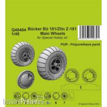 CMK Q48404 - 1:48 Bücker Bü 181/Zlin Z-181 Main Wheels