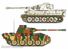 Hasegawa 630067 - 1/72 Tiger I & Panther G