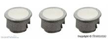 Viessmann 6340 - H0 Einbaustrahler modern, LED warmweiß, 3 Stück