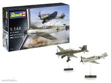 Revell 63770 - Model Set Messerschmitt Bf109E & Ju87B Stuka Revell Modellbausatz mit Basiszubehör
