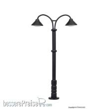 Viessmann 6409 - N Bahnsteigleuchte Baden-Baden, doppelt, 2 LEDs warmweiß