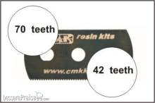 CMK 129-H1000 - Sägeblatt, feine und grobe Zähne