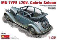 MiniArt 35103 - MB TYPE 170V Cabrio Saloon