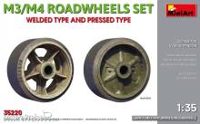 MiniArt 35220 - M3/M4 Roadwheels Set Welded Ttype And Pressed Type