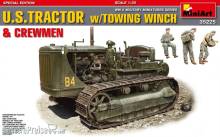 MiniArt 35225 - U.S.Tractor w/Towing Winch & Crewmen.Special Ed