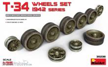 MiniArt 35236 - T-34 Wheels Set. 1942 Series