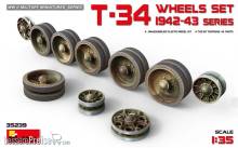 MiniArt 35239 - T-34 Wheels Set. 1942-43 Series