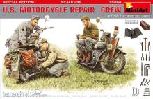 MiniArt 35284 - U.S. Motorcycle Repair Crew. Special Edition