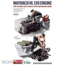 MiniArt 35331 - Maybach HL 120 Engine for Panzer III/IV Family w/Repair Crew