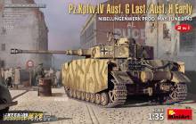 MiniArt 35333 - Pz.Kpfw.IV Ausf. G-Last/H-Early Nibelungenwerk Prod. (May-June 1943) 2in1 Interior Kit