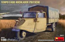 MiniArt 35371 - Tempo E400 Hochlader Pritsche. German 3-Wheel Delivery Truck