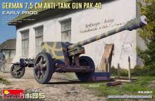 MiniArt 35394 - German 7.5cm Anti-Tank Gun PaK 40. Early Prod