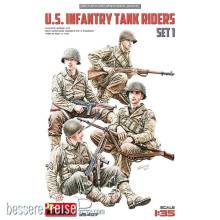 MiniArt 35407 - U.S. Infantry Tank Riders. Set 1