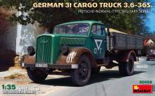 MiniArt 35442 - German 3t Cargo Truck 3,6-36S. Pritsche-Normal-Type. Military Service